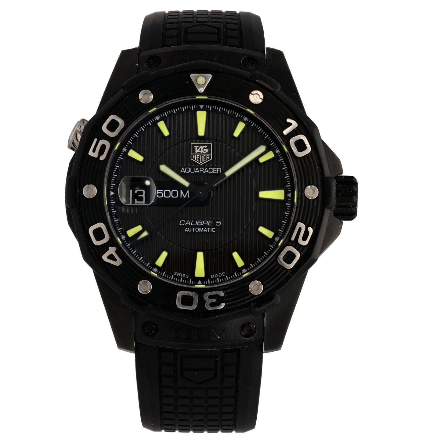 Tag Heuer Aquaracer WAJ2180 43mm PVD Titanium Watch