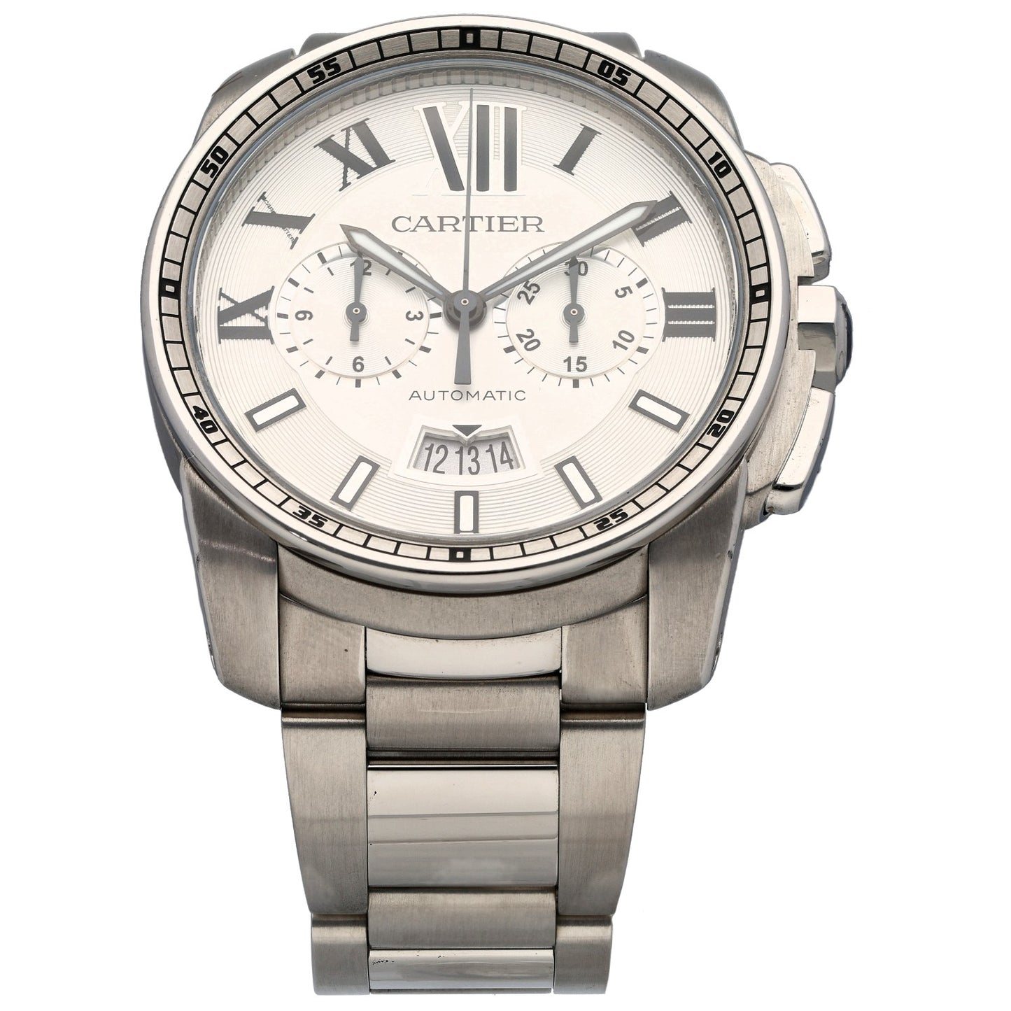 Cartier Calibre De Cartier W7100045 42mm Stainless Steel Watch