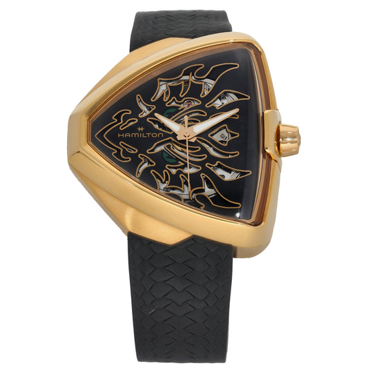 Hamilton Ventura Elvis 80 H245250 42mm Gold Plated Watch