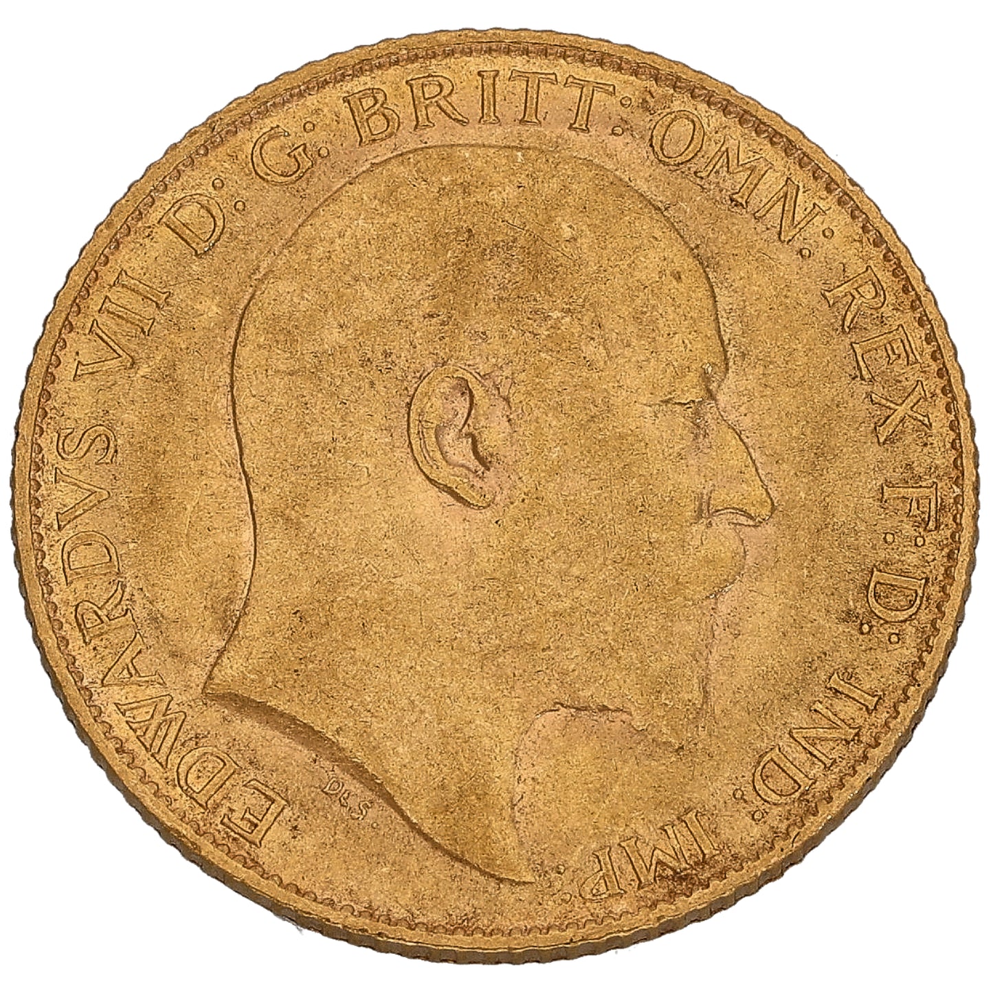 22ct Gold King Edward VII Half Sovereign Coin 1907
