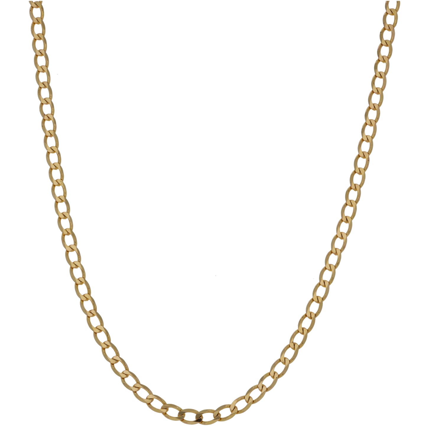 9ct Gold Curb Chain 20"