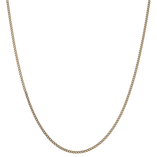9ct Gold Curb Chain 20"