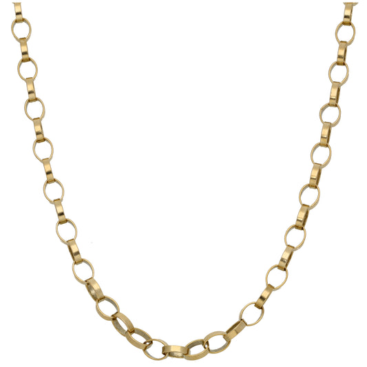 9ct Gold Belcher Chain 22"