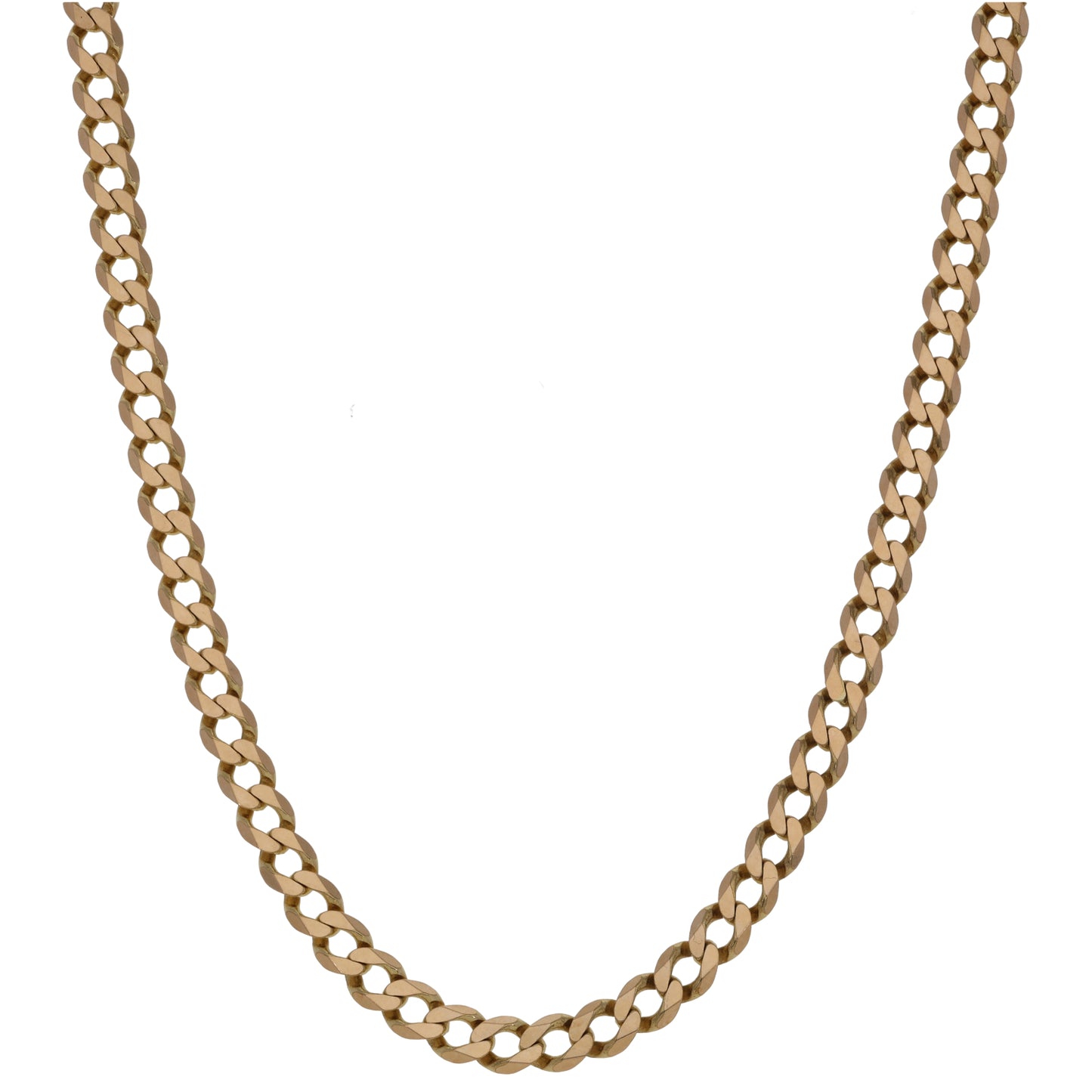 9ct Gold Curb Chain 24"