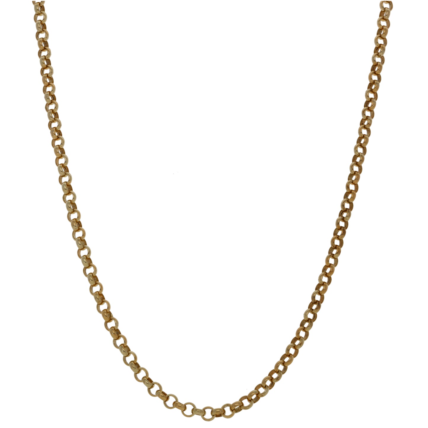 9ct Gold Belcher Chain 22"