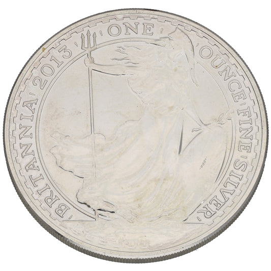 Fine Silver Queen Elizabeth II 1 OZ Britannia Coin 2013