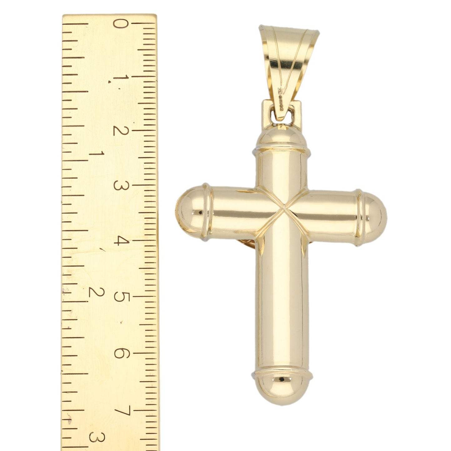 14ct Bicolour Gold Crucifix Pendant