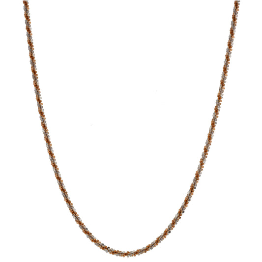 9ct Tricolour Gold Rope Chain 18"