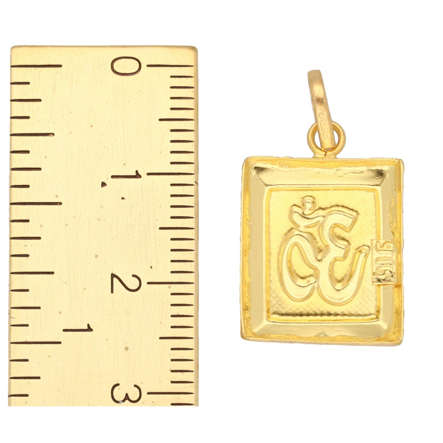 22ct Gold Ohm Pendant