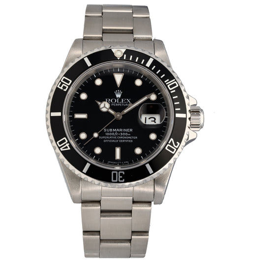 Rolex Submariner 16610 40mm Stainless Steel Watch