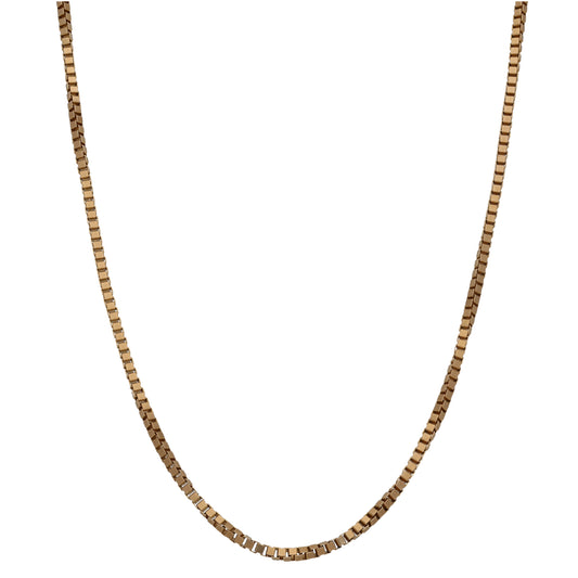 9ct Gold Box Chain 20"