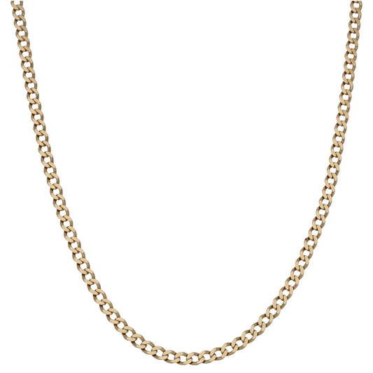 9ct Gold Curb Chain 20"