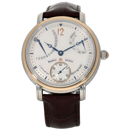 Maurice Lacroix Masterpiece Calendrier Rétrograde MP7068 43mm Bi-Colour Watch