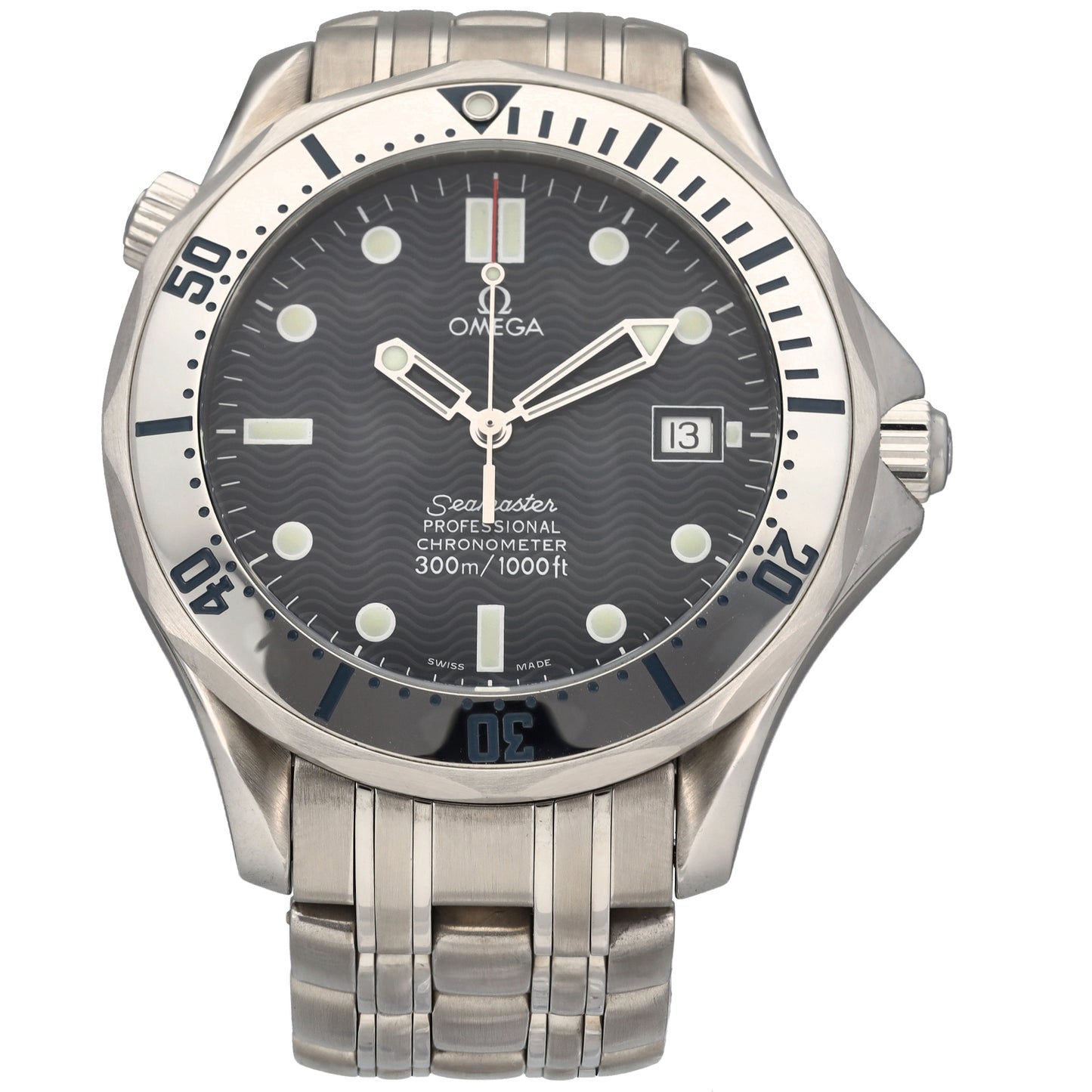 Omega Seamaster 41mm Stainless Steel Watch