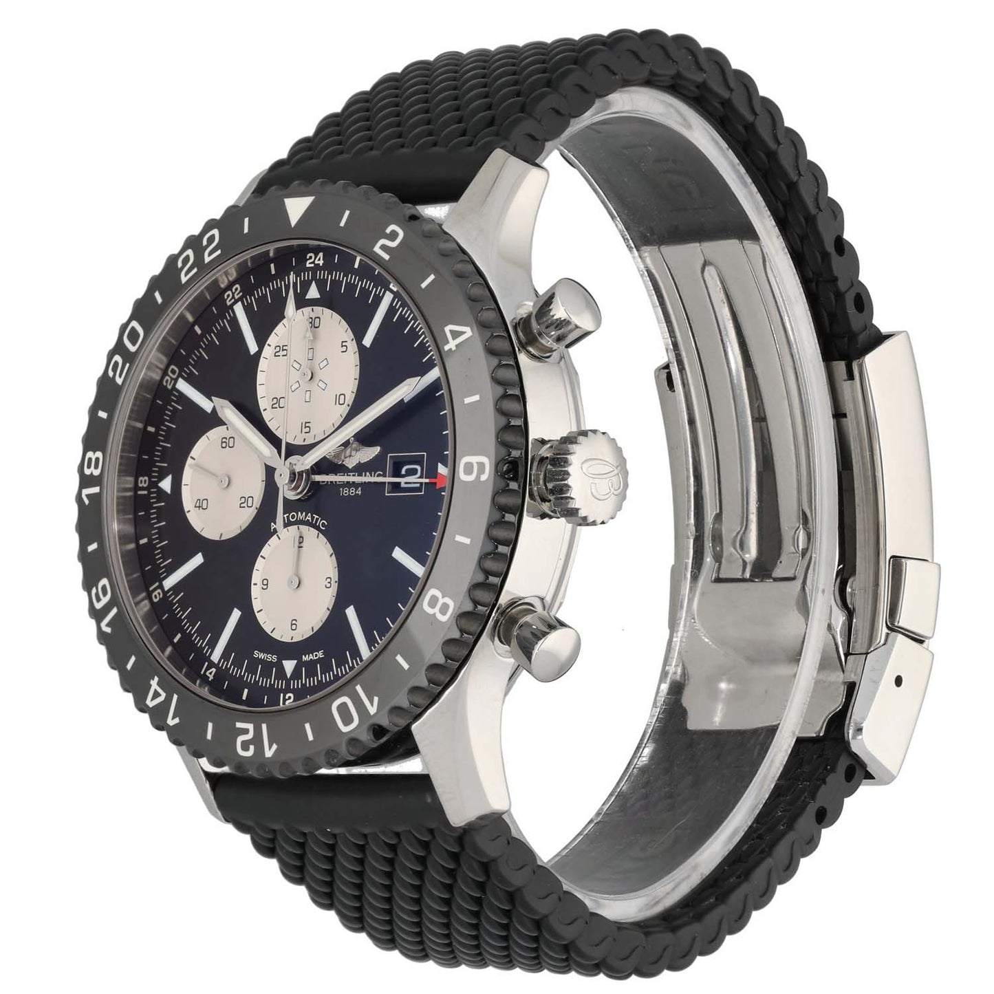 Breitling Chronoliner Y24310 46mm Stainless Steel Watch