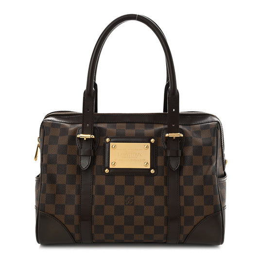 Louis Vuitton Berkeley Damier Ebene Coated Canvas Tote Bag - Brown