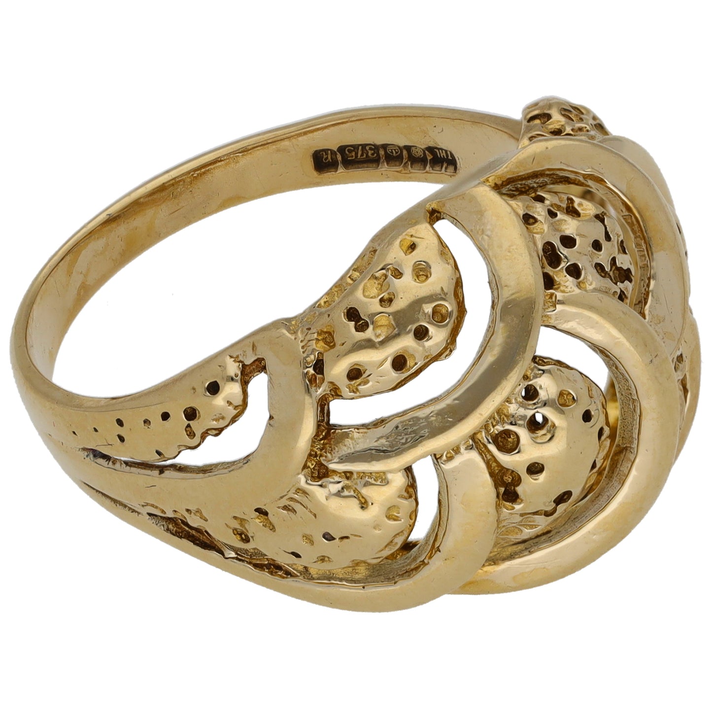 9ct Gold Alternative Ring Size P