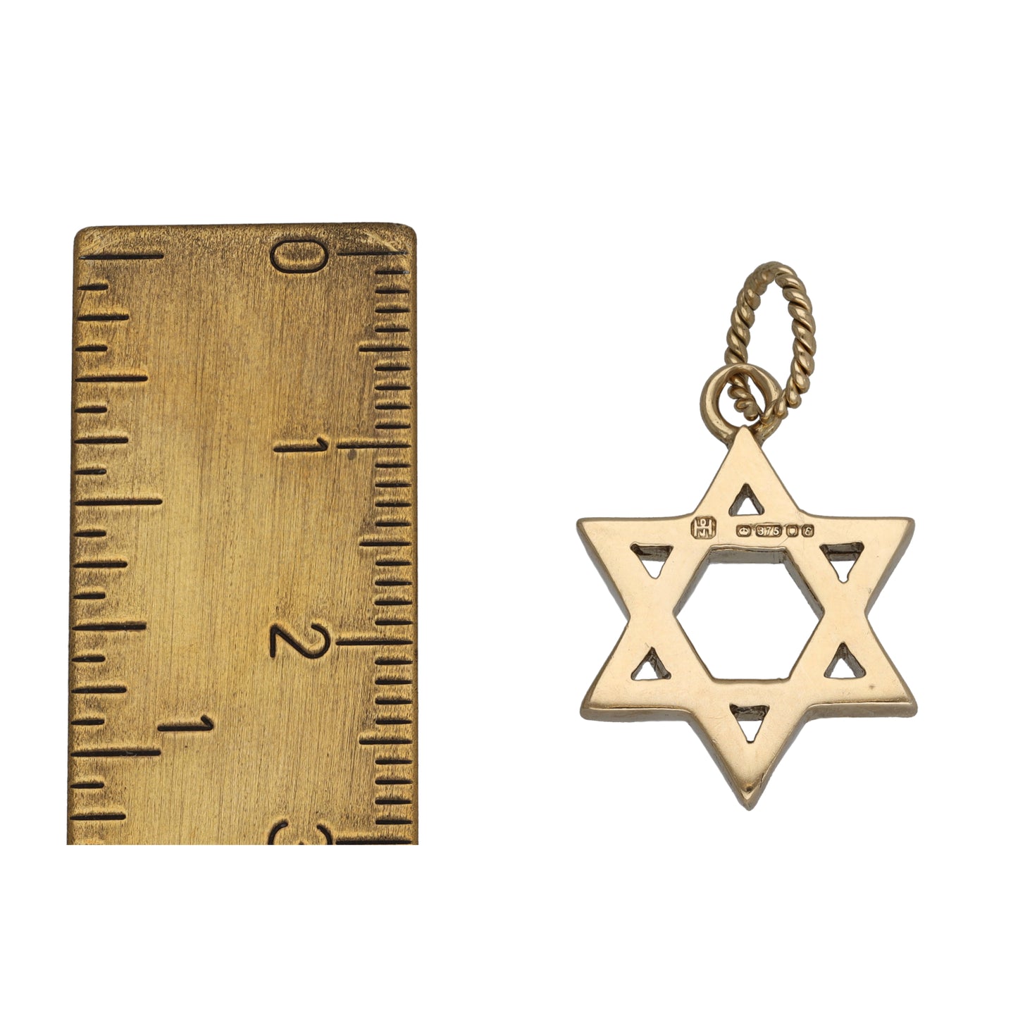 9ct Gold Star of David Pendant