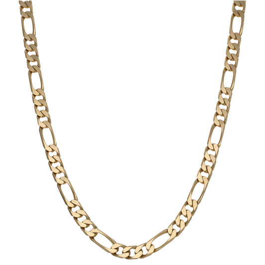 9ct Gold Figaro Chain 22"