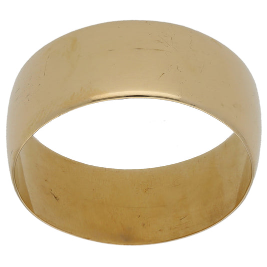 9ct Gold Plain Wedding Ring Size U
