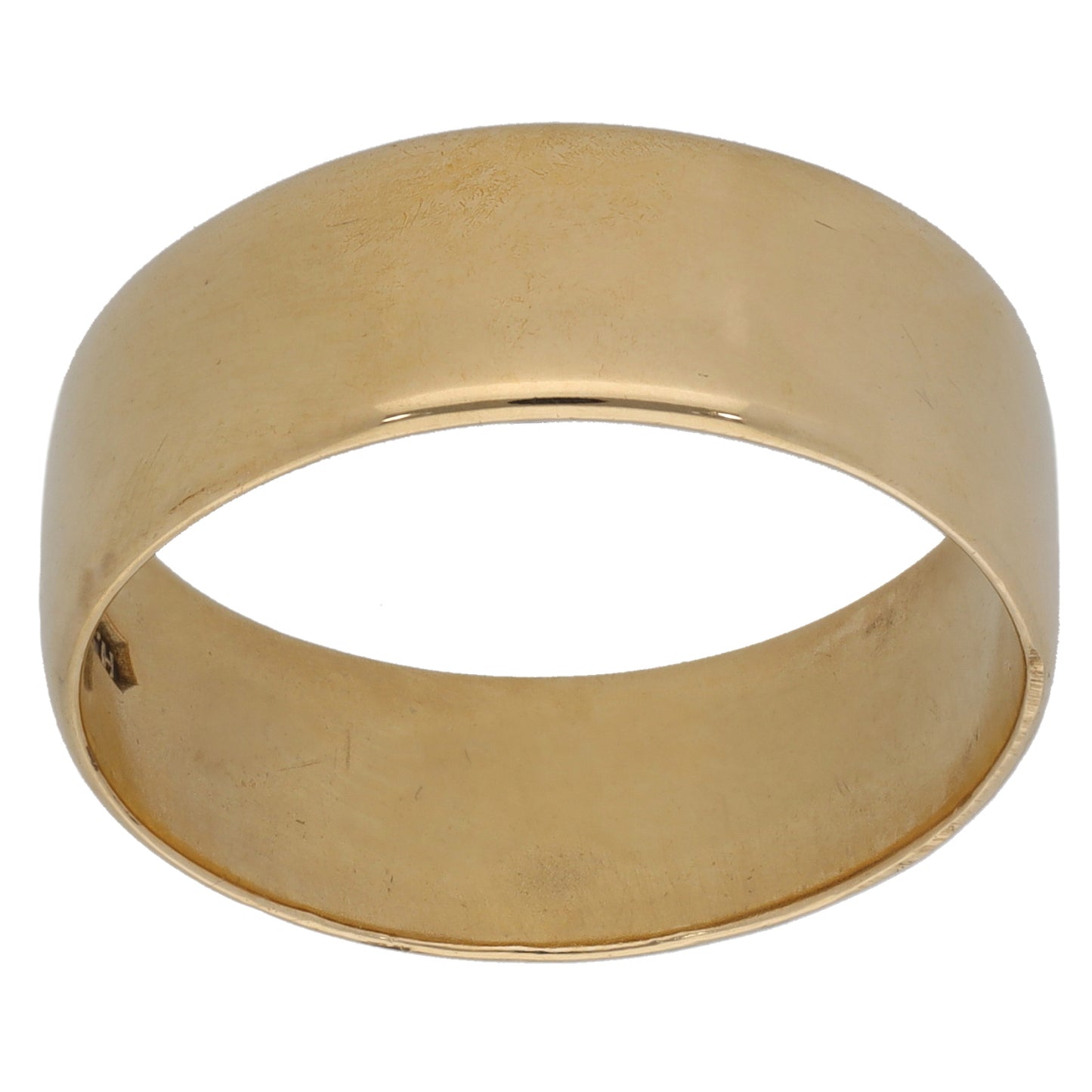 9ct Gold Plain Wedding Ring Size T