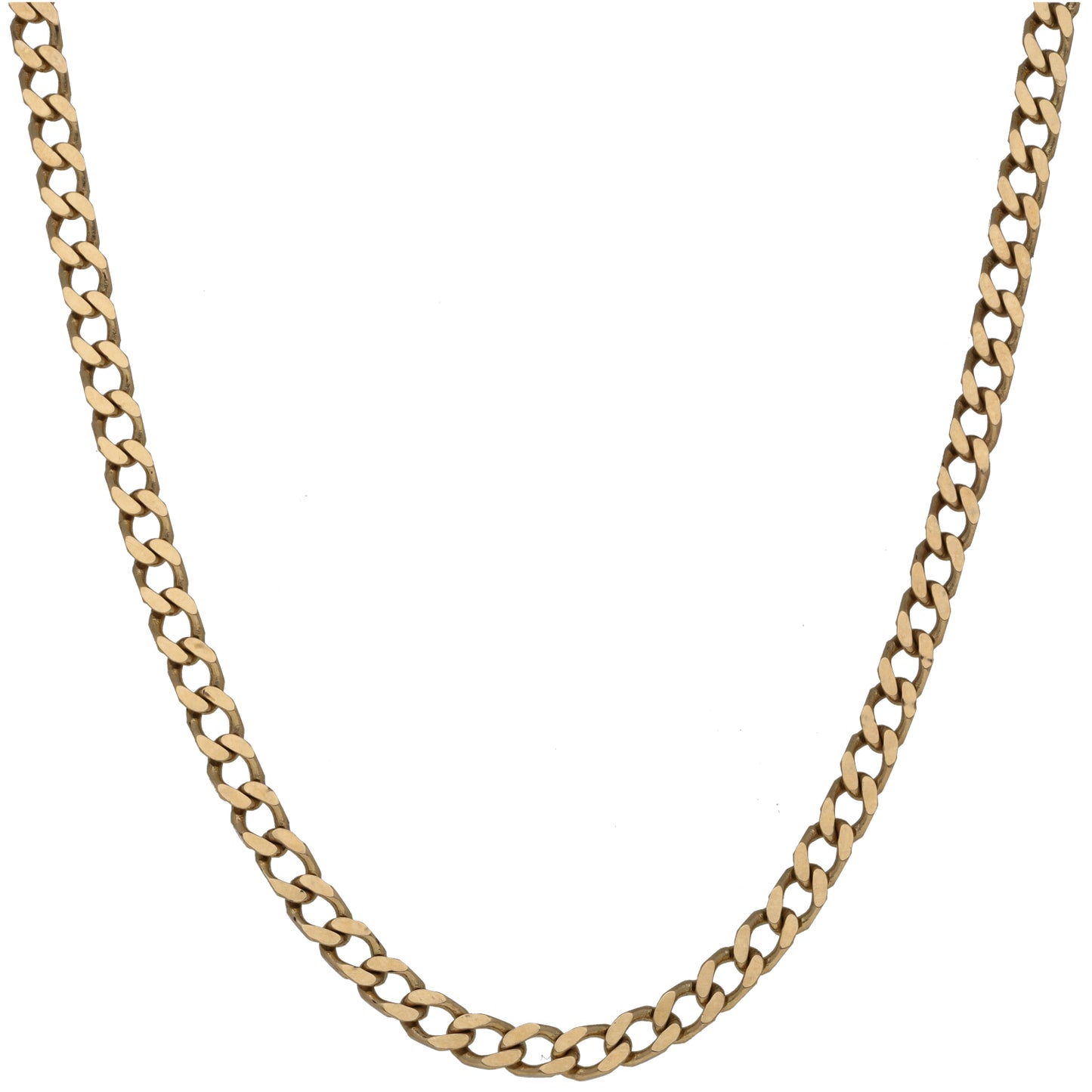 9ct Gold Curb Chain 20"