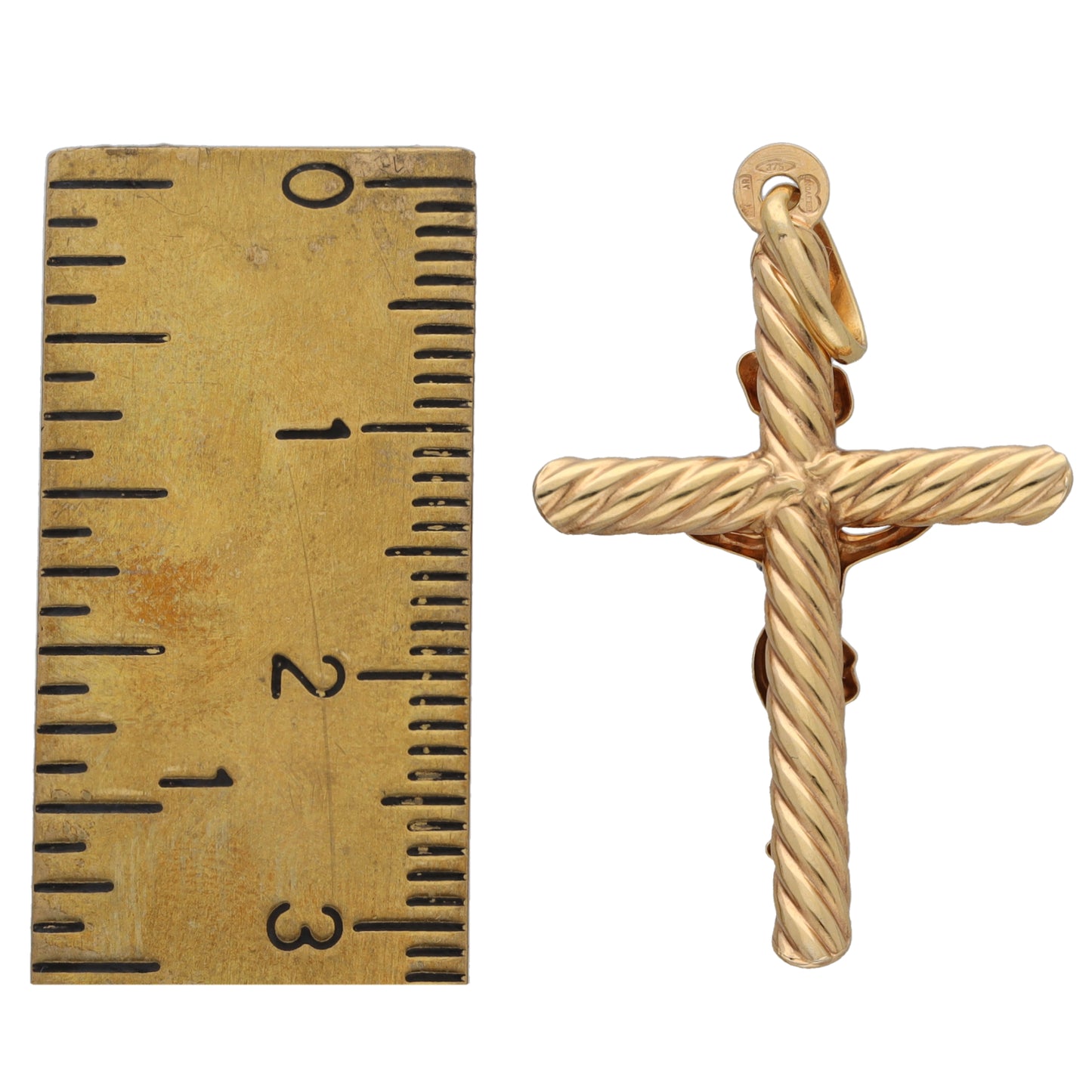9ct Gold Crucifix Pendant