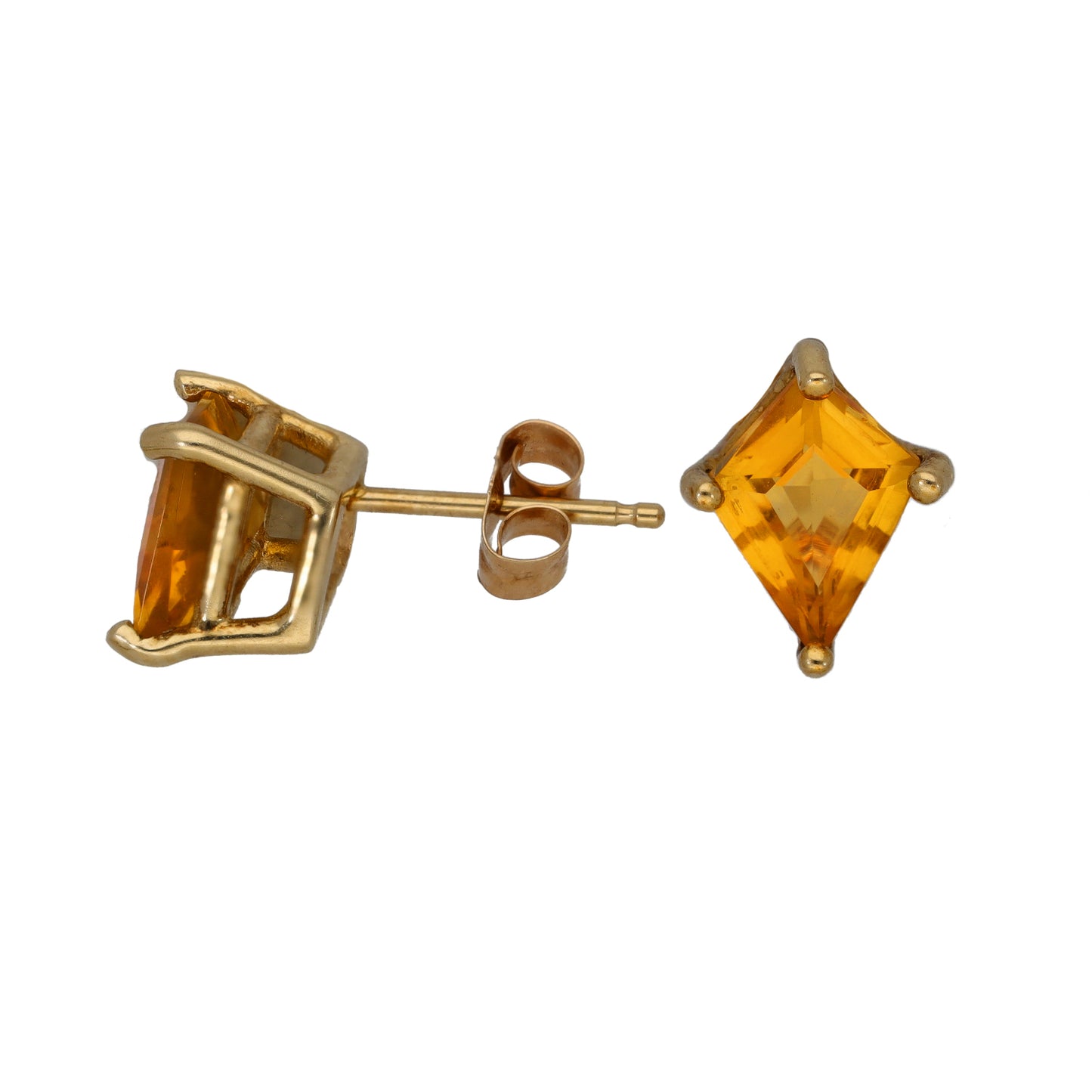 9ct Gold Citrine Dress/Cocktail Earrings