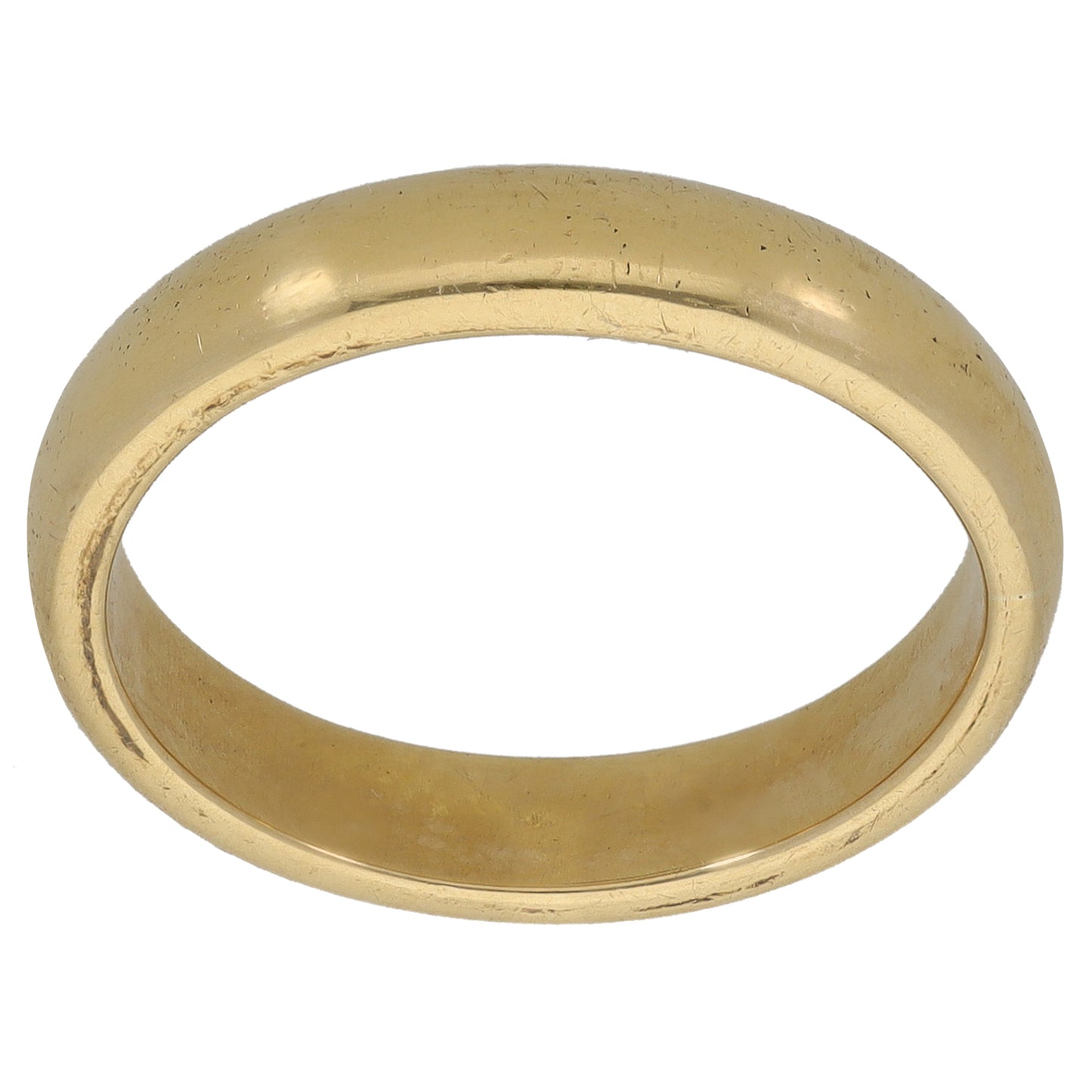 18ct Gold Plain Wedding Ring Size K