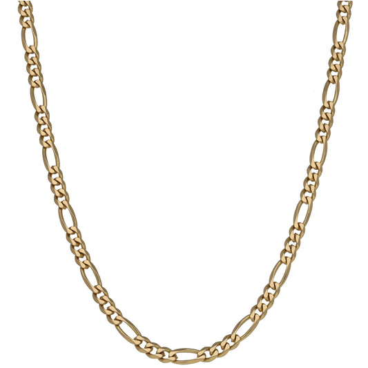 9ct Gold Figaro Chain 24"