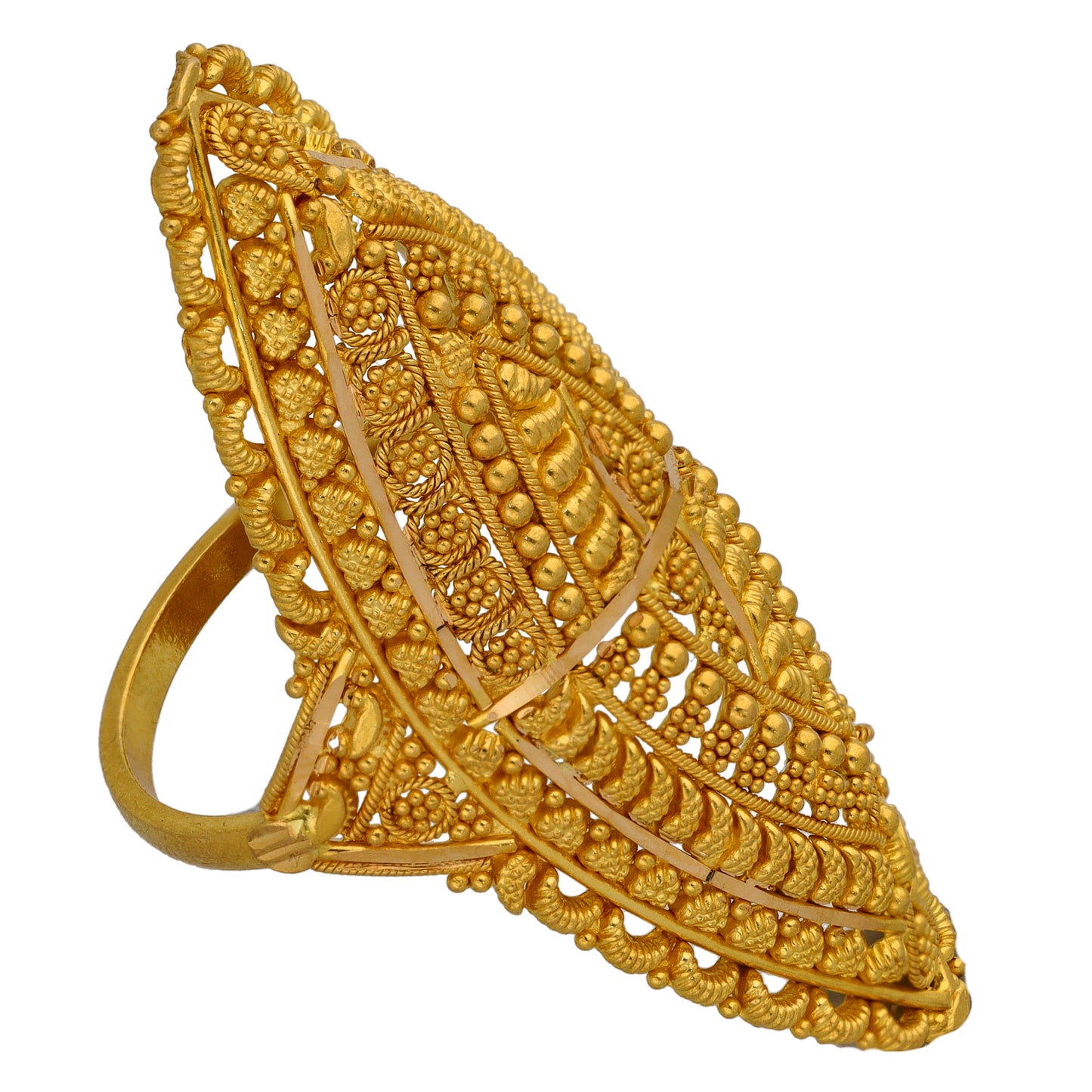 22ct Gold Dress/Cocktail Ring Size P