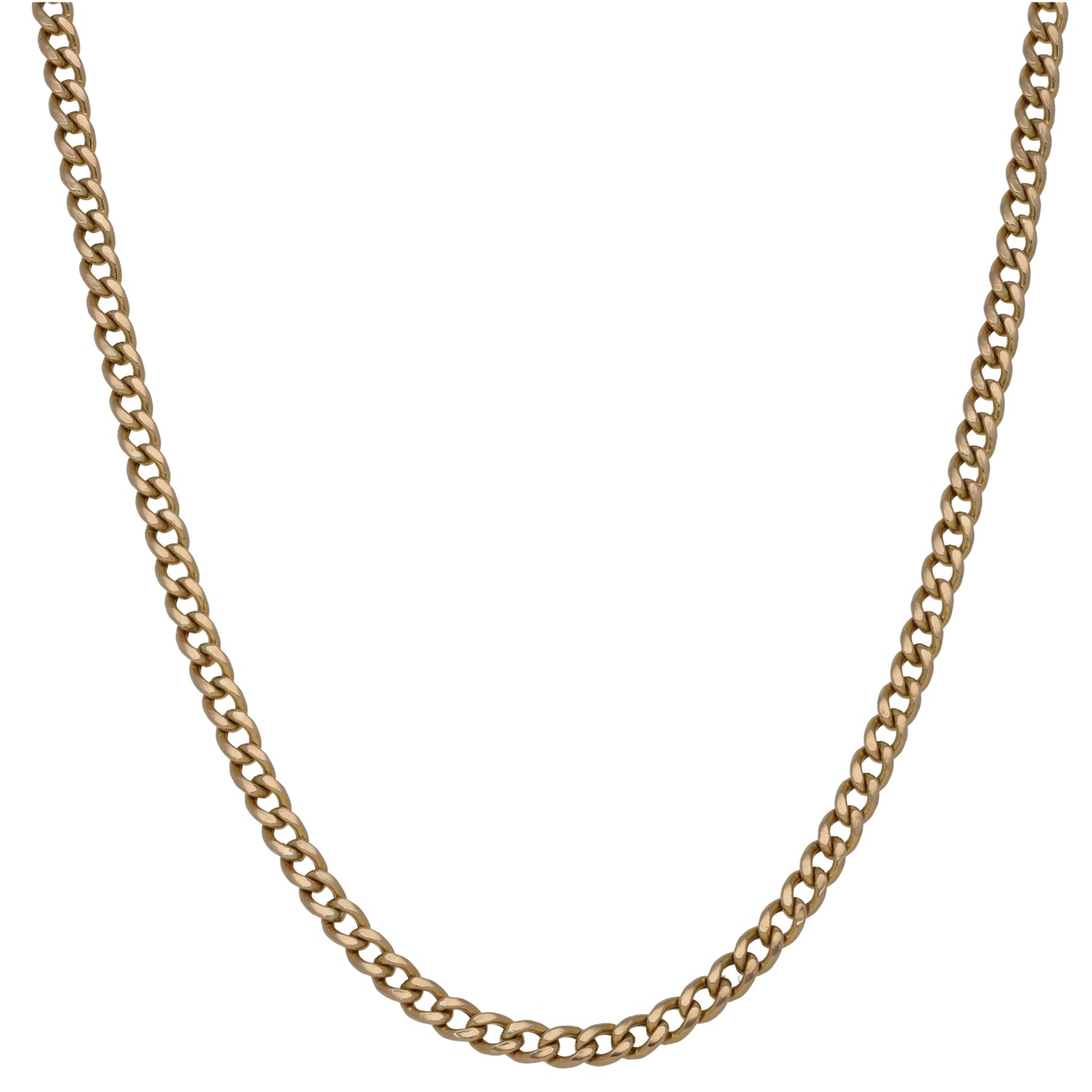 9ct Gold Curb Chain 24"