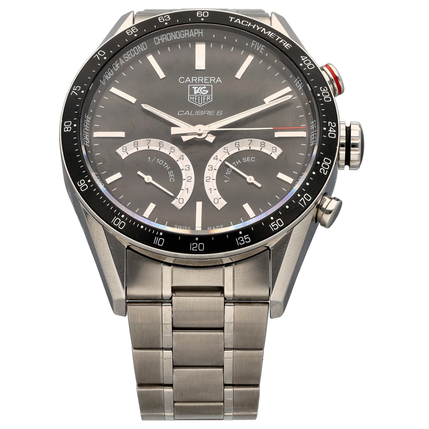 Tag Heuer Carrera CV7A12 43mm Stainless Steel Watch
