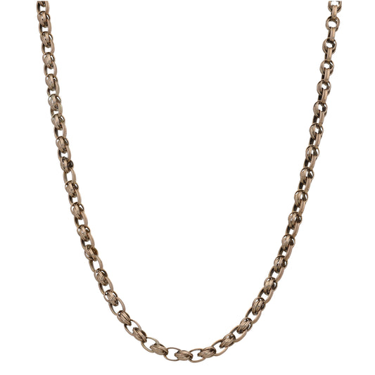 9ct Gold Belcher Chain 14"
