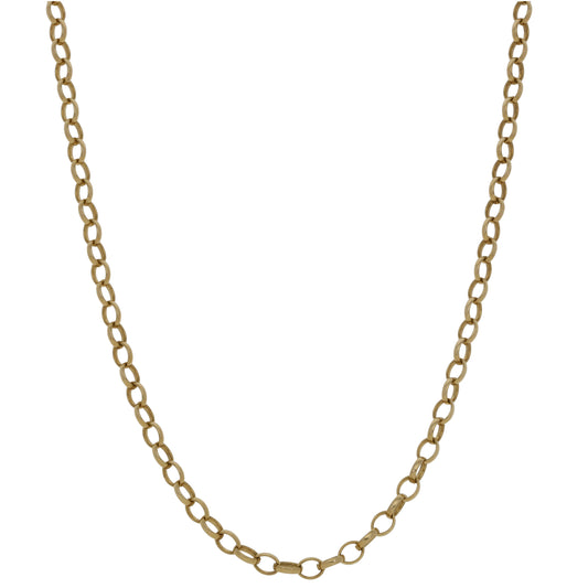 9ct Gold Belcher Chain 24"