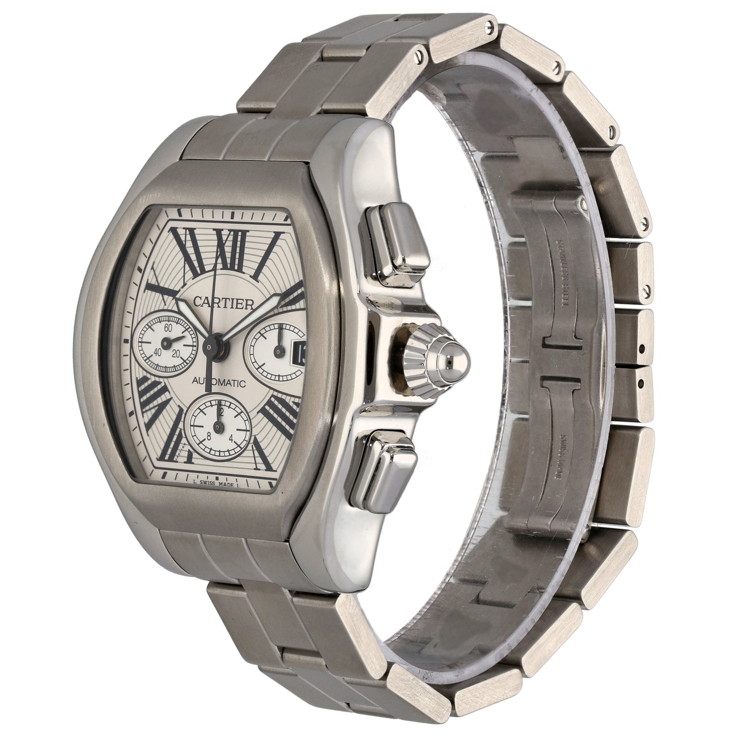 Cartier Roadster 3405 44mm Stainless Steel Watch