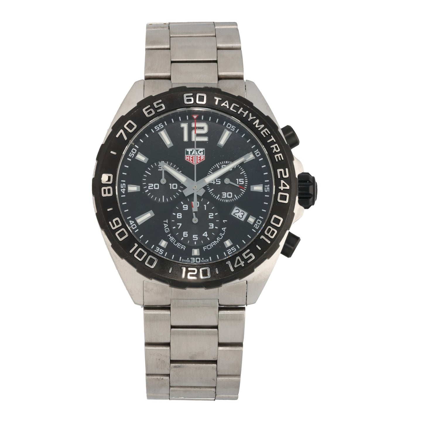 Tag Heuer Formula 1 CAZ1010, black dial, stainless steel case and bracelet