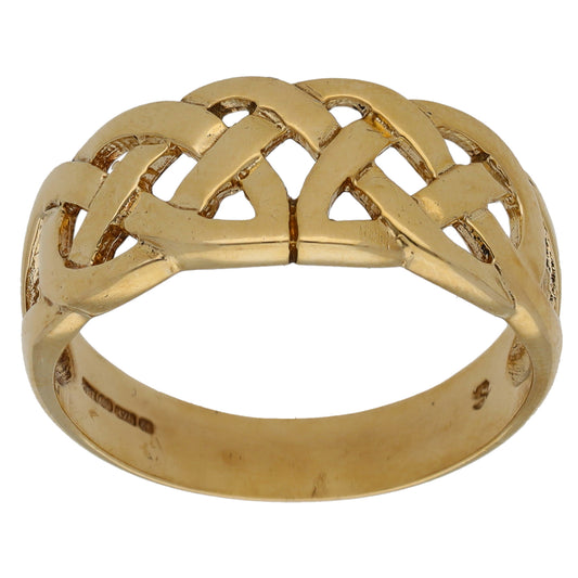 9ct Gold Alternative Ring Size T