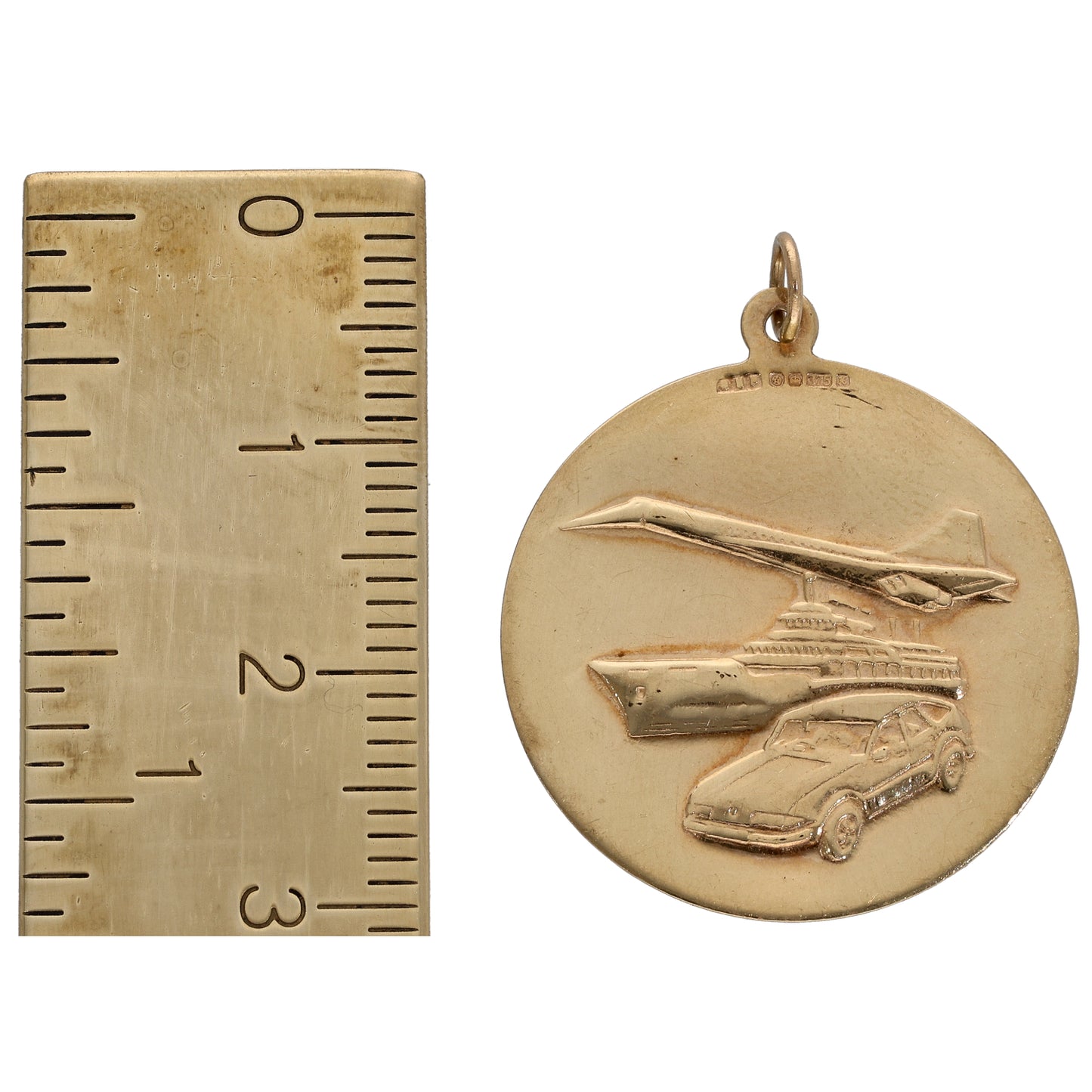 9ct Gold St Christopher Pendant