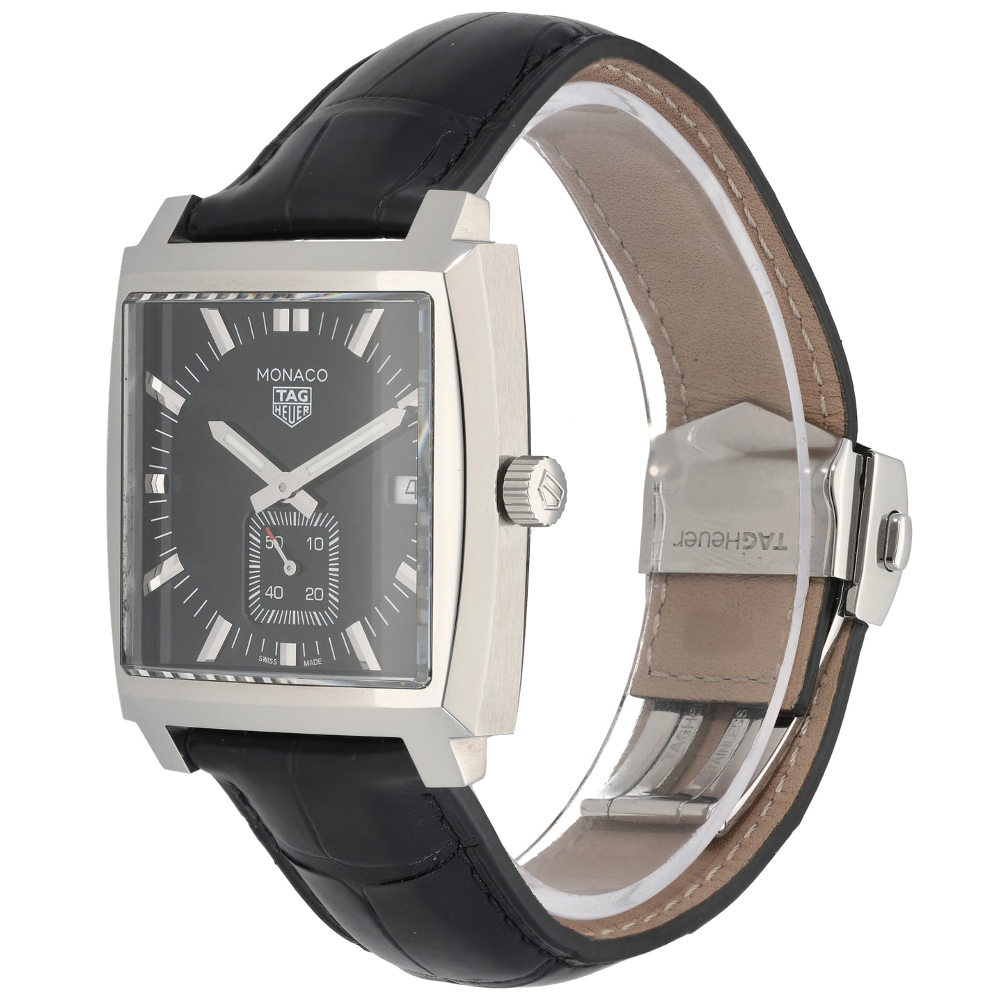 Tag Heuer Monaco WAW131A 37mm Stainless Steel Watch