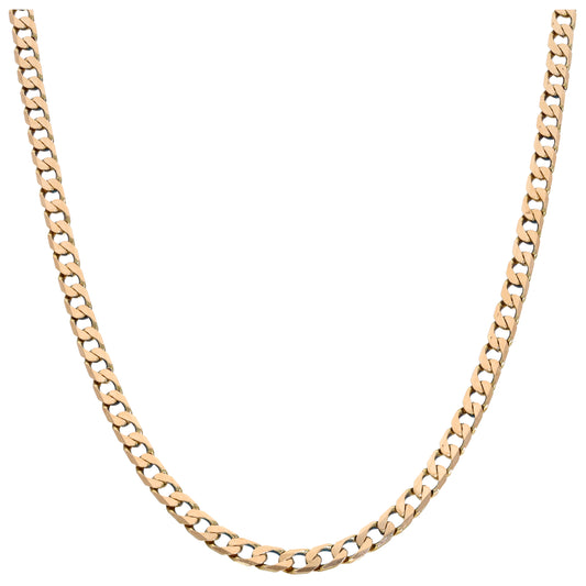 9ct Gold Curb Chain 20"