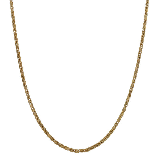 9ct Gold Spiga Chain 18"