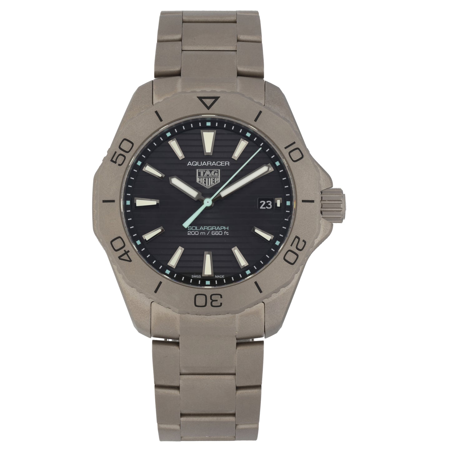 Tag Heuer Aquaracer WBP1180 40mm Titanium Watch