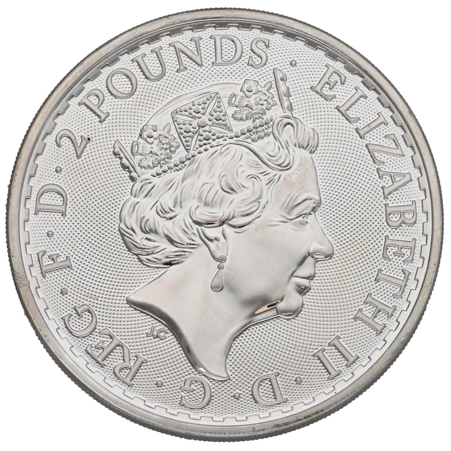 Fine Silver Queen Elizabeth II 1 OZ Britannia Coin 2019