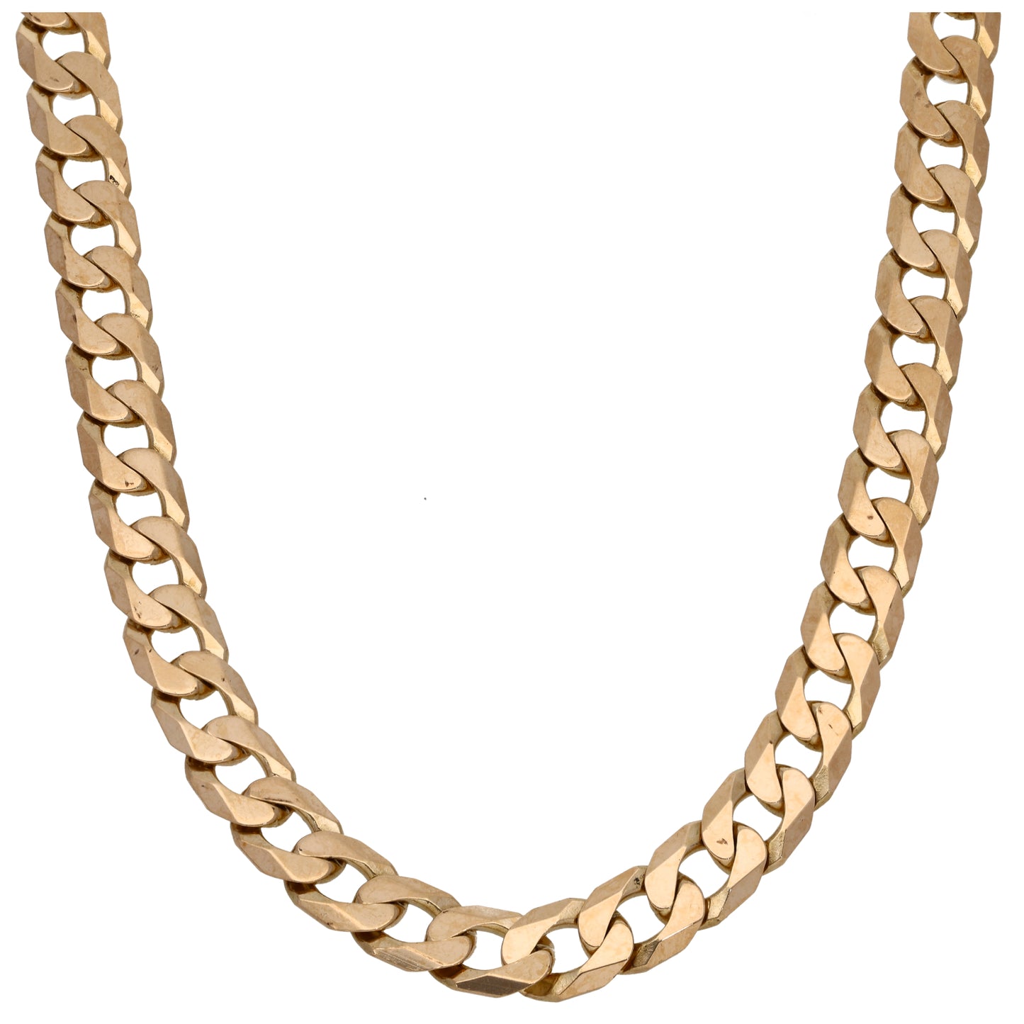 9ct Gold Curb Chain 20"