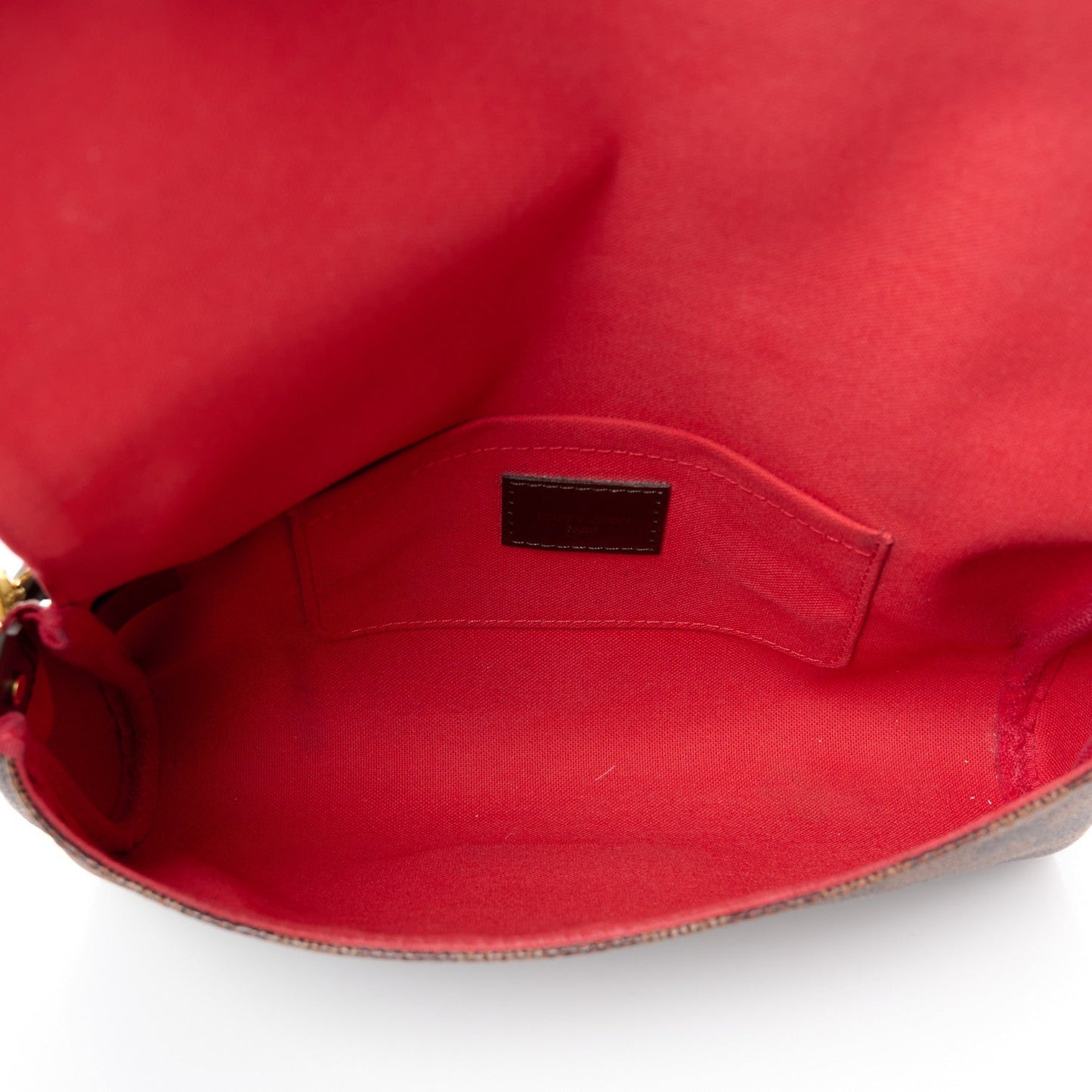 Louis Vuitton Favourite MM Damier Ebene Coated Canvas Bag - Brown