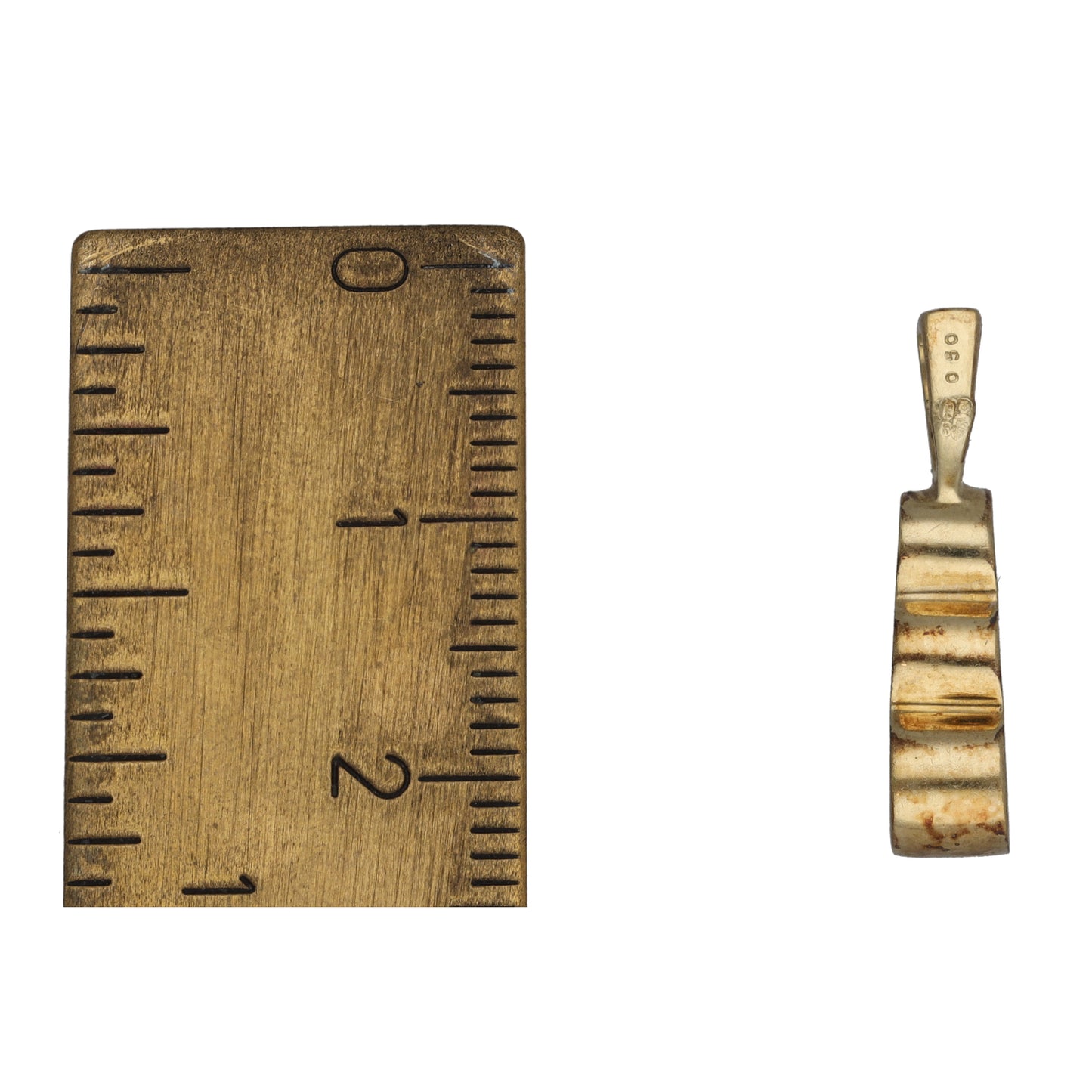 9ct Gold 0.47ct Diamond Three Stone Pendant