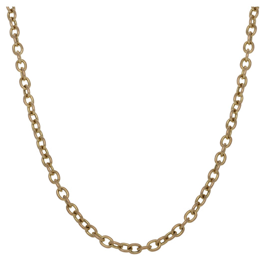 9ct Gold Belcher Chain 18"