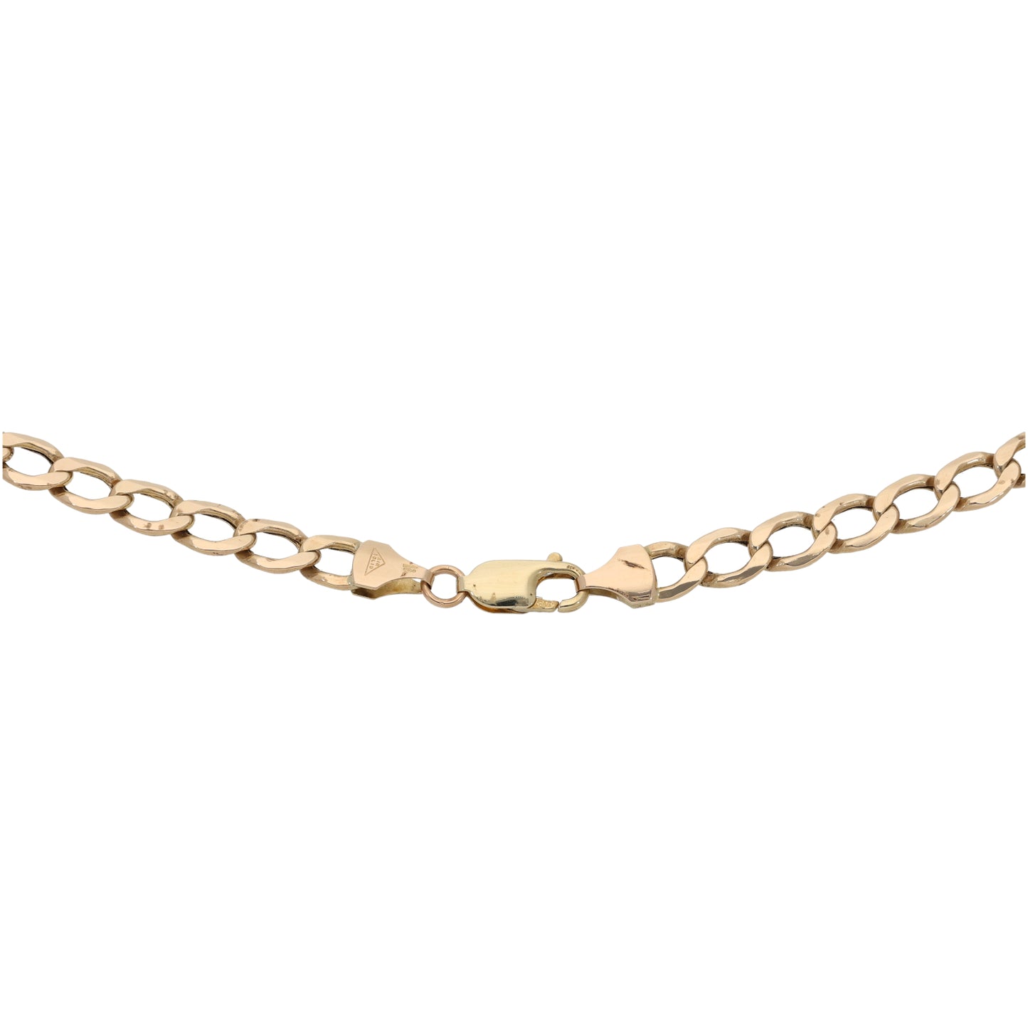 9ct Gold Curb Chain 24"