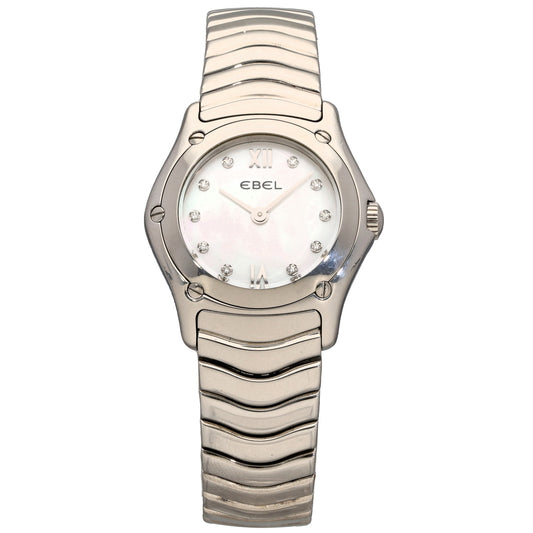 Ebel Wave E9157F12 24mm Stainless Steel Watch